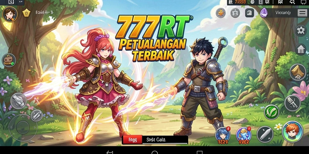 Tampilan gameplay <strong>777RT</strong> menonjolkan karakter Anime yang ikonik dan aksi mendebarkan.