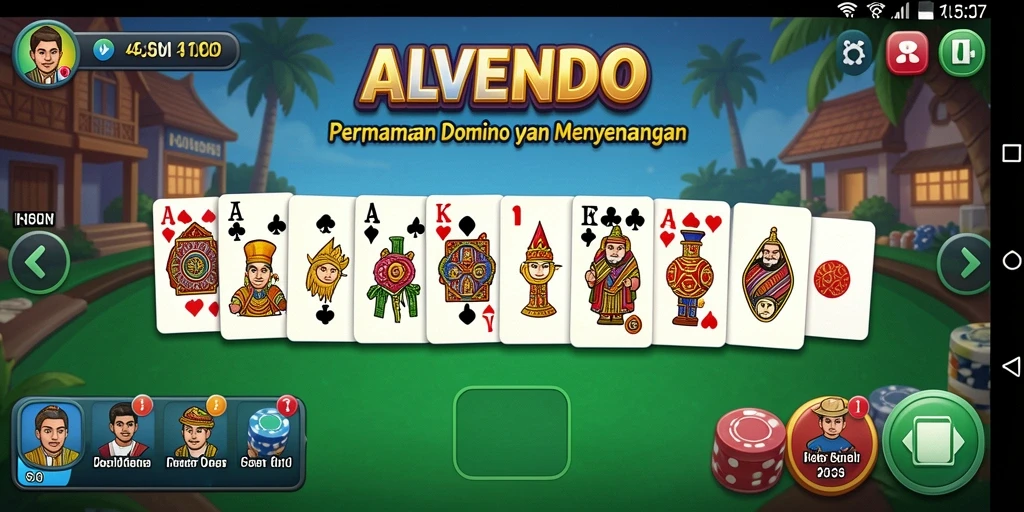 Gameplay seru dan menarik di ALVENDO dengan teman-teman.