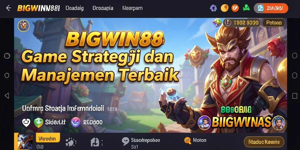 Tampilkan gameplay epik dari BIGWIN88 yang penuh strategi.