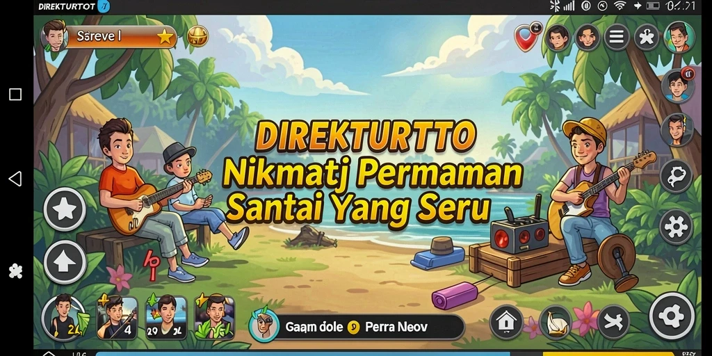 Screenshot gameplay DIREKTURTOTO yang menunjukkan keseruan bermain.