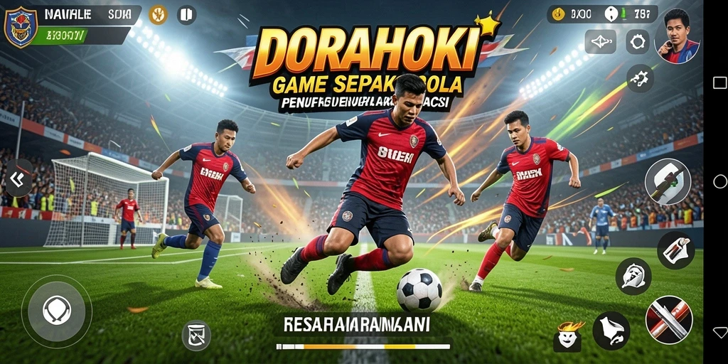 Tampilan utama gameplay DORAHOKI yang menegangkan dan seru.