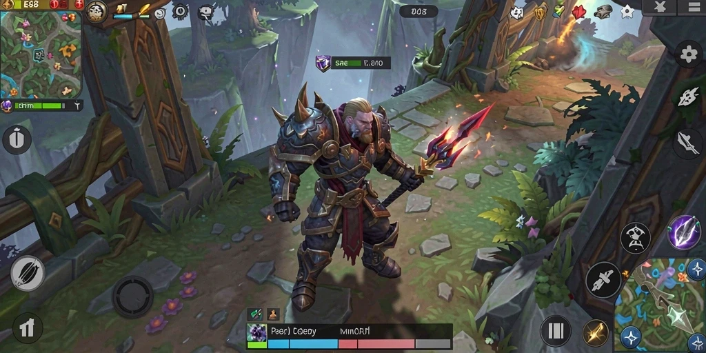 Tampilan epic dari gameplay E88 dalam dunia MMORPG.