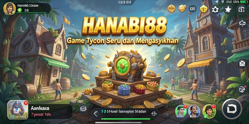 Screenshot menunjukkan gameplay menarik dari permainan Tycoon.