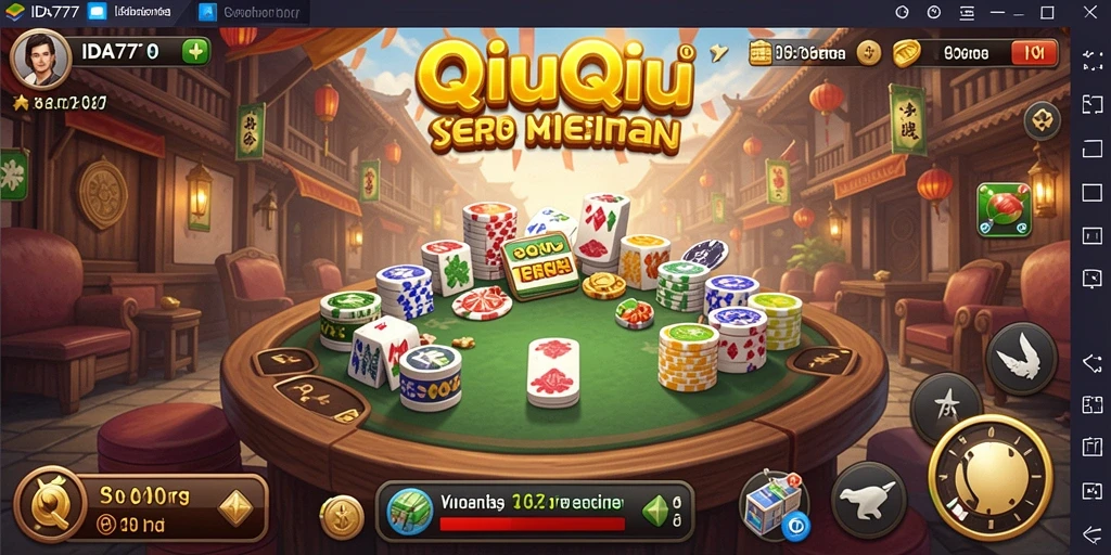 Tampilan gameplay QiuQiu yang menarik di IDA777.