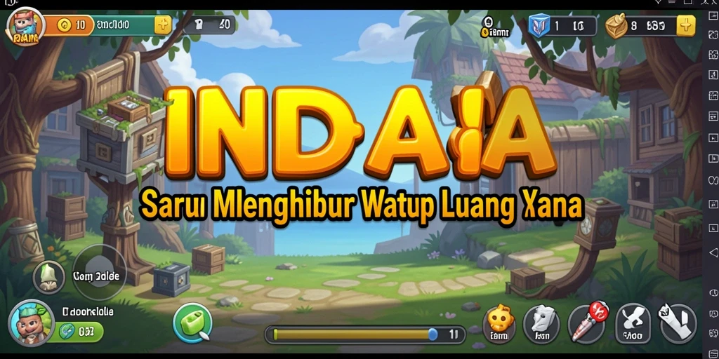 Tampilan gameplay <strong>INDAAA</strong> yang menarik dengan elemen Idle yang seru.