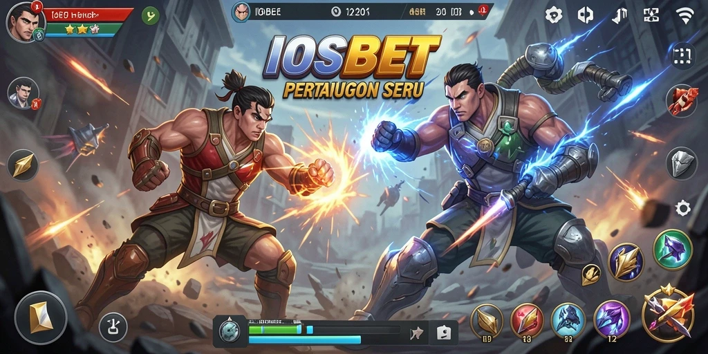 Tangkapan layar dari gameplay seru di IOSBET.