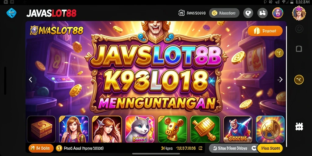 Tampilan gameplay JAVASLOT88 yang menarik dan seru.