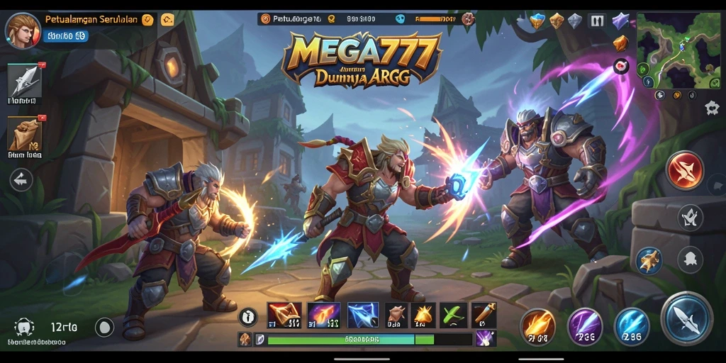 Tampilan gameplay MEGA777 yang memukau dan menegangkan.