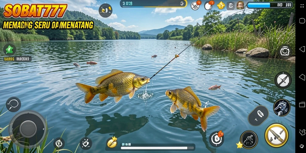 Tangkapan ikan yang mengesankan dalam gameplay SOBAT777.