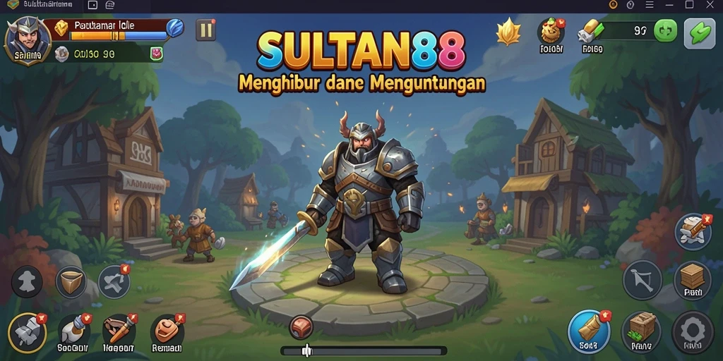 Tampilan gameplay menarik dari SULTAN88 yang menunjukkan aksi Idle.