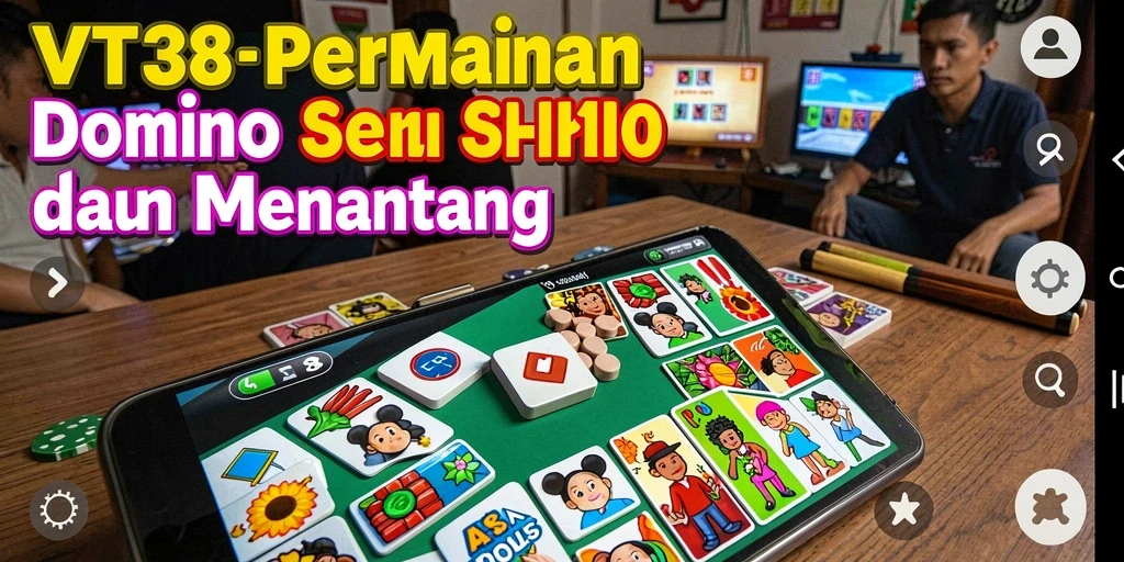 Screenshot gameplay VT38 menampilkan keseruan permainan Domino.